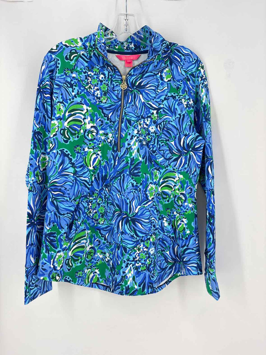 Size M Lilly Pulitzer Blue Shirt