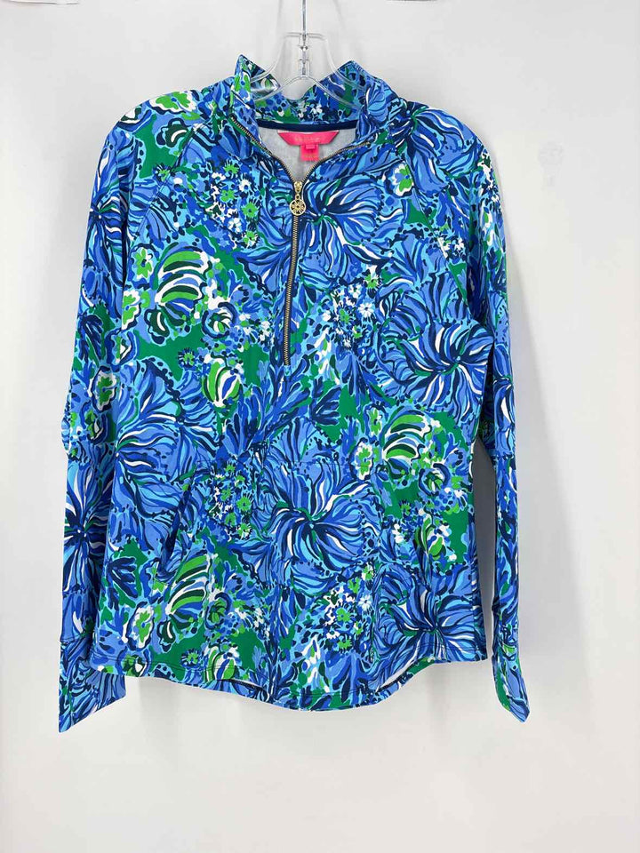 Size M Lilly Pulitzer Blue Shirt