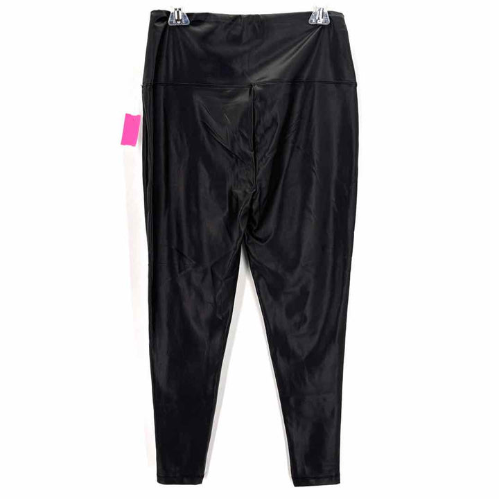 Size XL ZENANA Black Faux Leather Leggings
