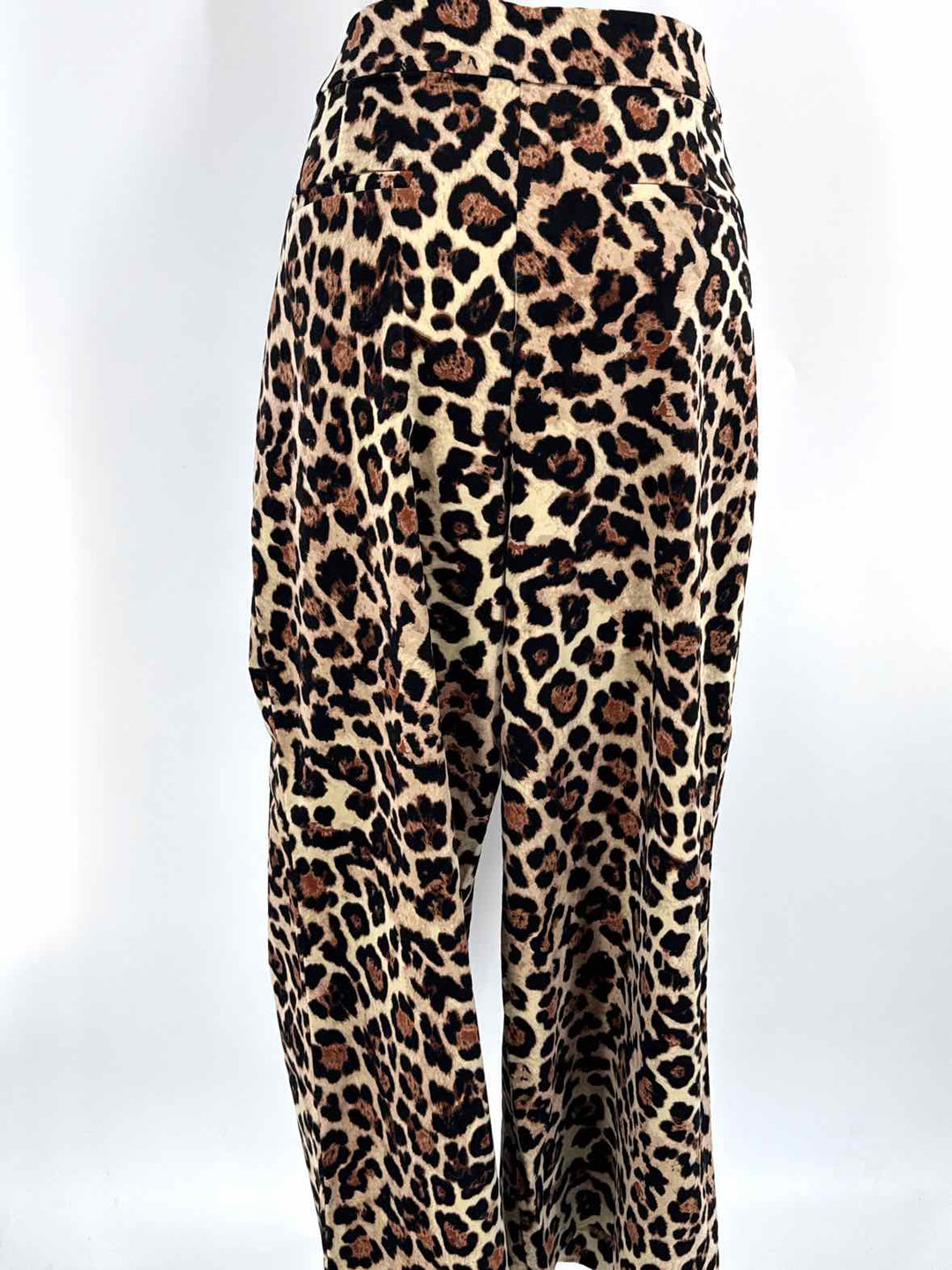 Size 16 LOFT Brown Print Pants