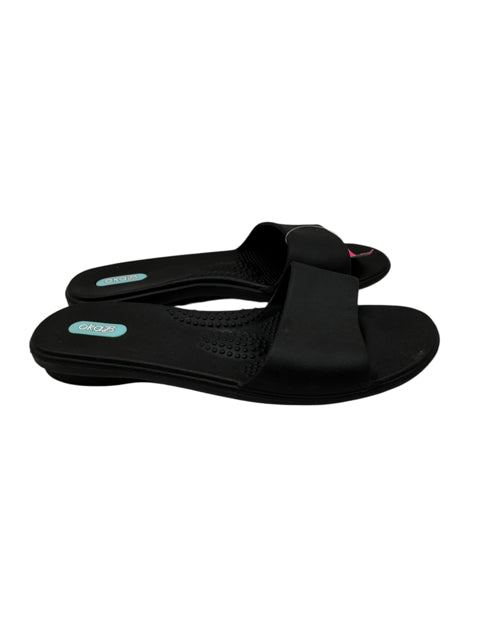 Shoe Size M Black Sandals