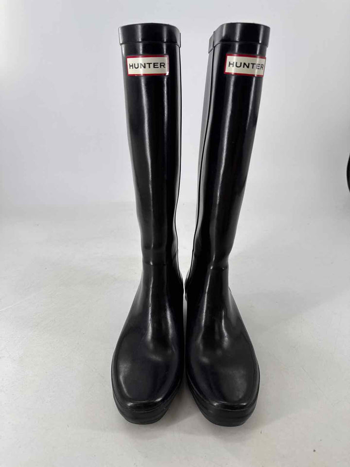 Shoe Size 7 Hunter Black Boots