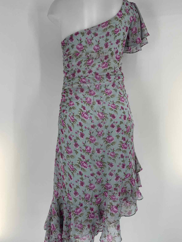 Size S ASTR Blue Print Dress