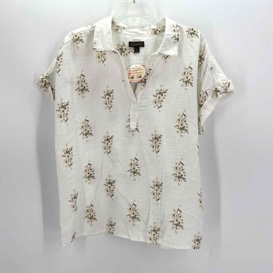 Size L Style & Co White Shirt