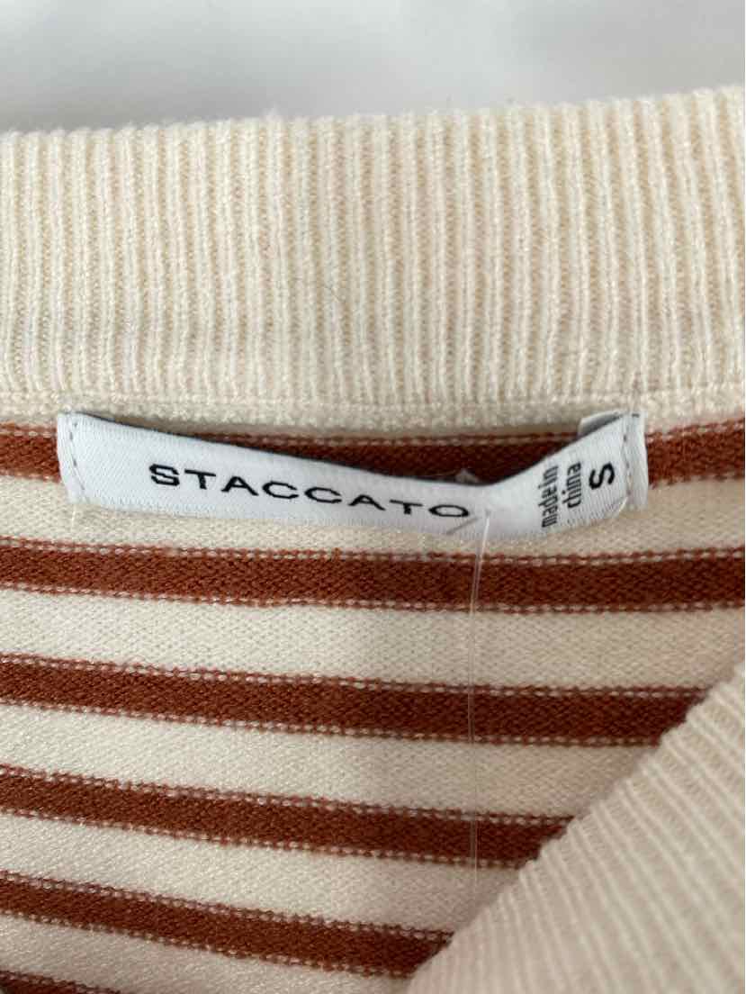 Size S Brown Print Sweater