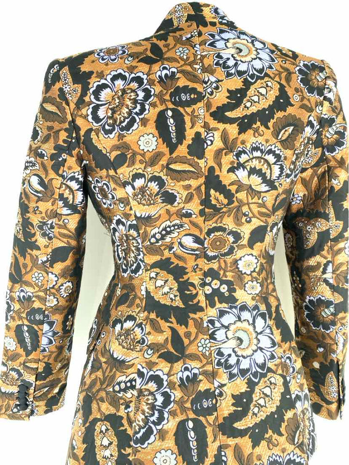 Size 2 BCBG Brown Print Blazer