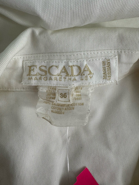 Size 36 Escada Cream Shirt