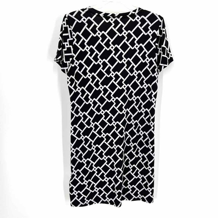 Size M Michael Kors Black/White Dress