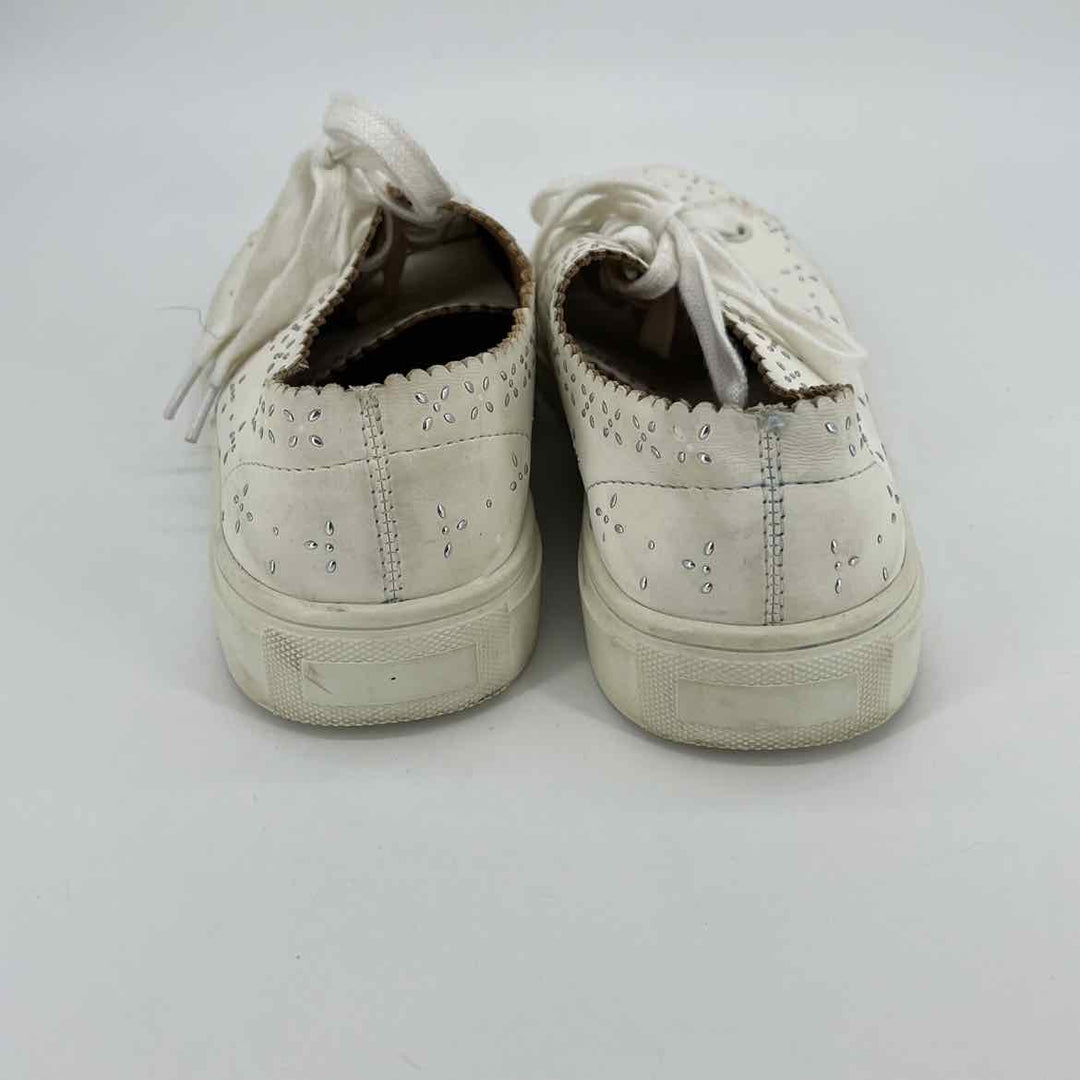 Shoe Size 10 LOFT White Faux Leather Sneakers