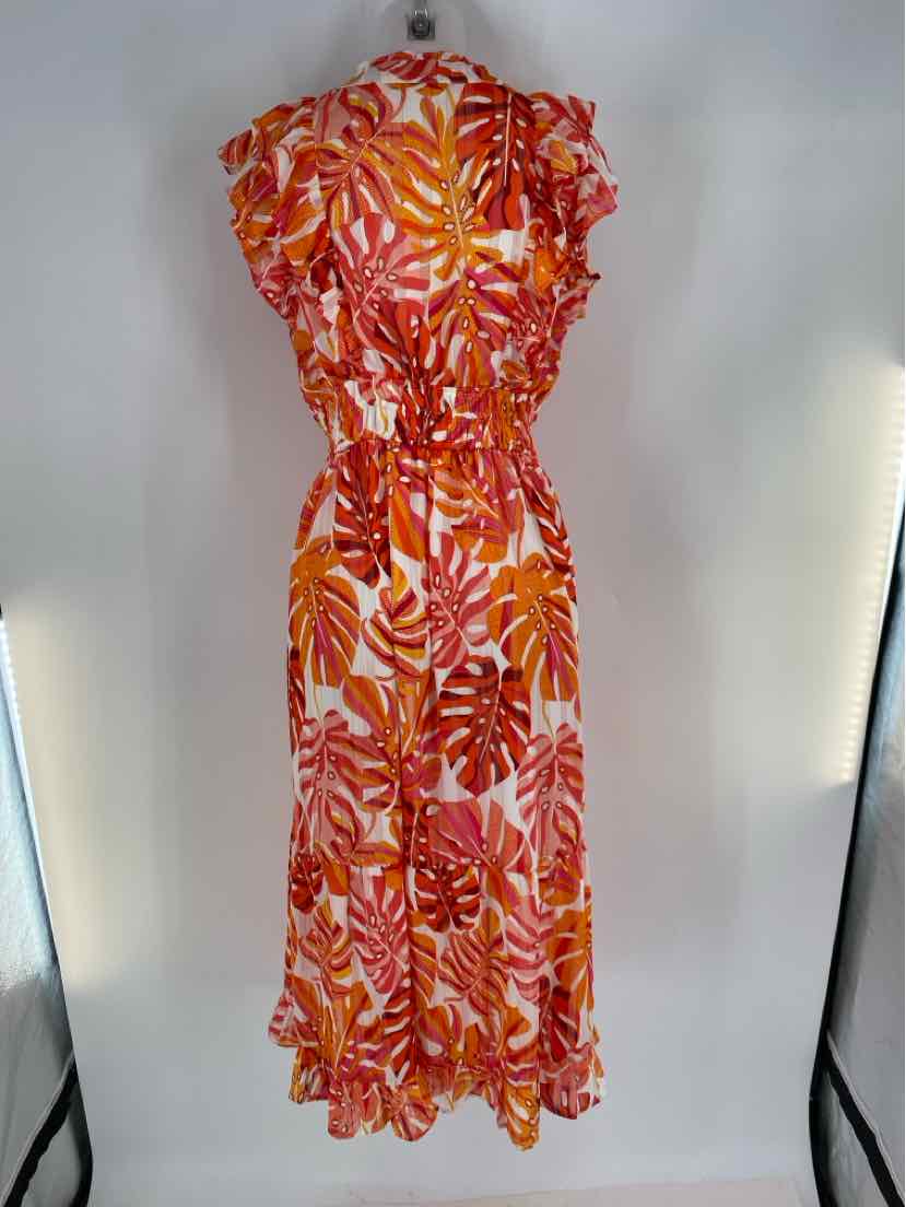 Size L SUGARLIPS ORANGE PRINT Dress