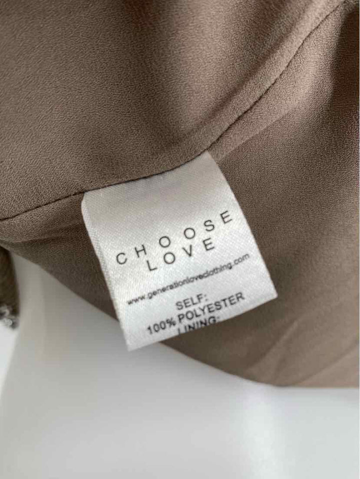 Size S GENERATIONAL LOVE Silver Shirt