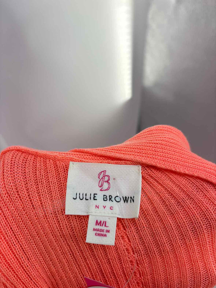 Size M/L JULIE BROWN Orange Sweater