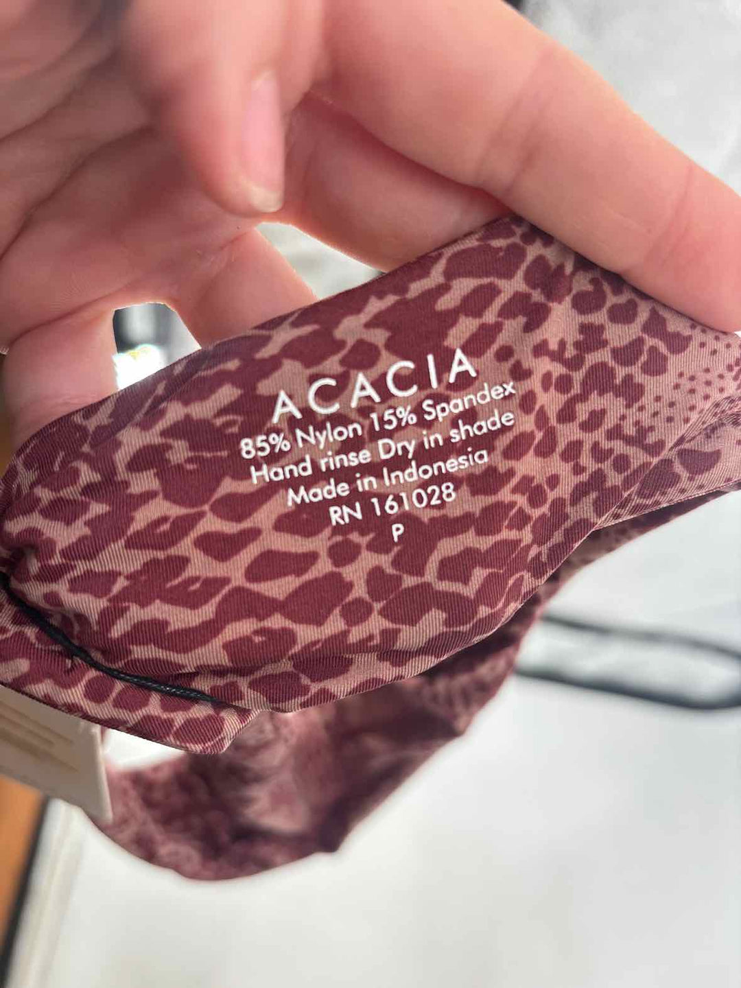 Size S Wine Swimsuit
