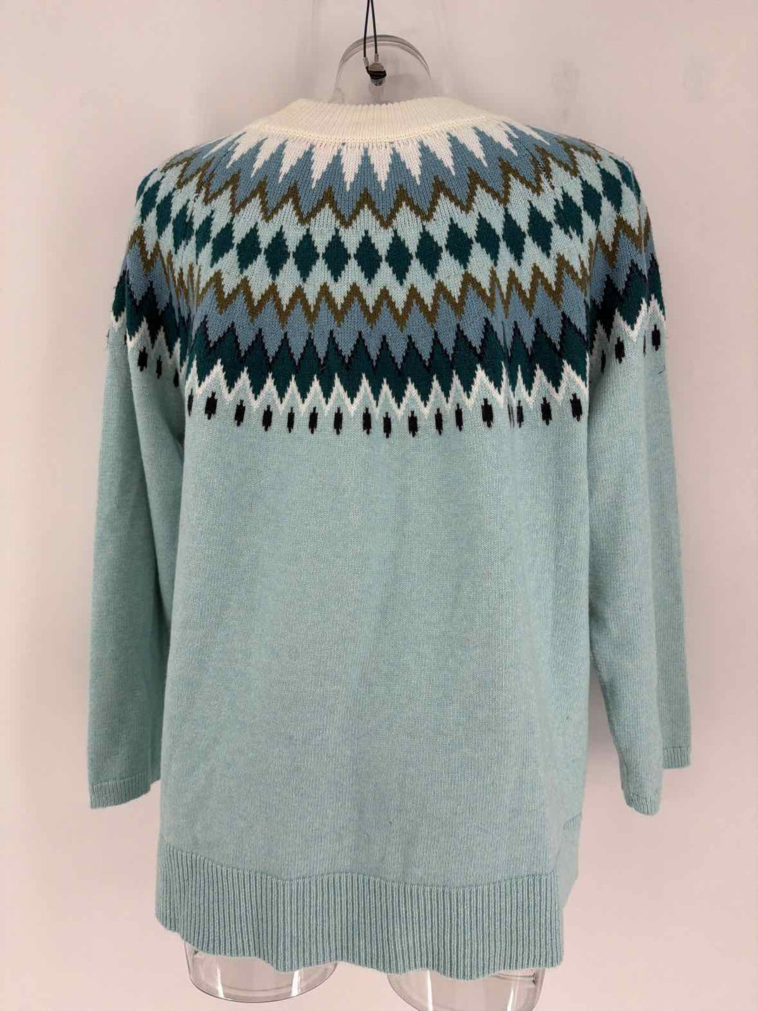 Size 2X Talbots Green Knit Sweater