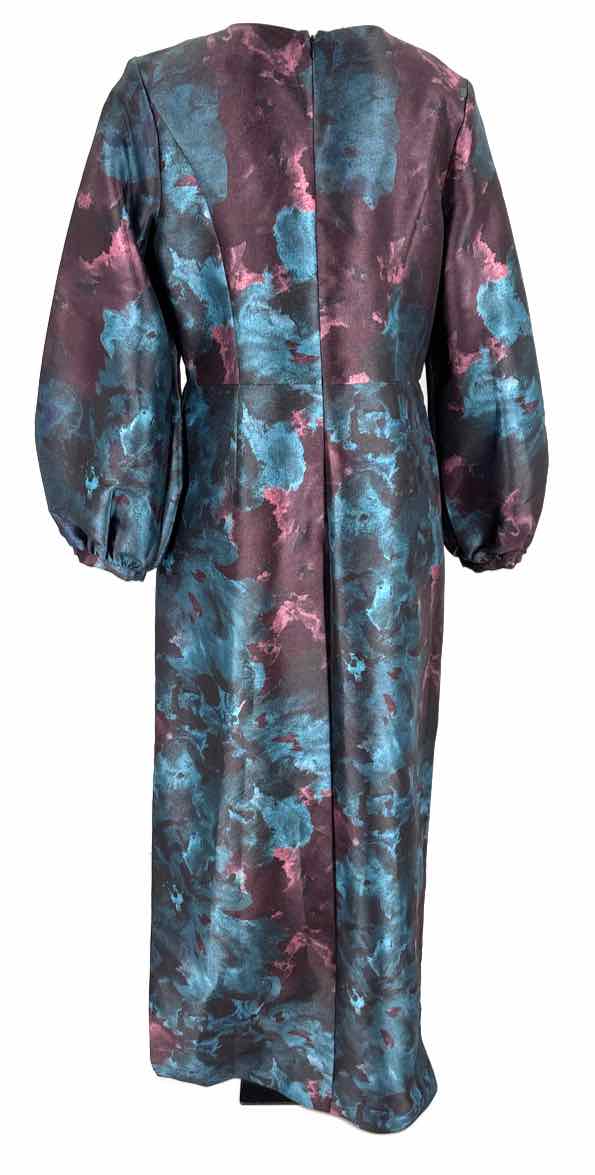 Size 14 KAY UNGER Multi-Color Dress