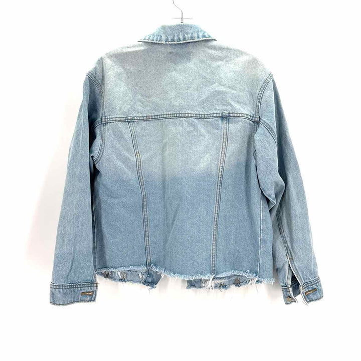 Size XS UNIVERSAL STANDARD Light Blue Denim Jacket