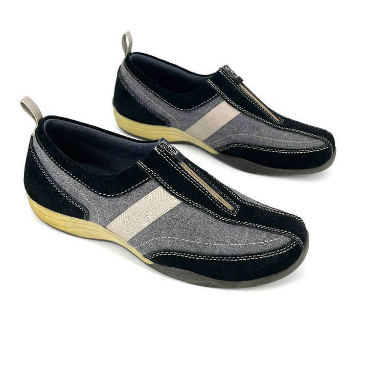 Shoe Size 8 LAND END Black Flats