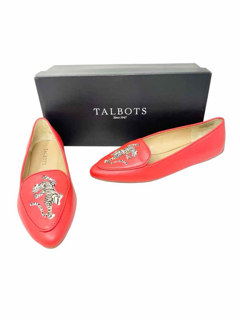 Shoe Size 6.5 Talbots Orange Flats