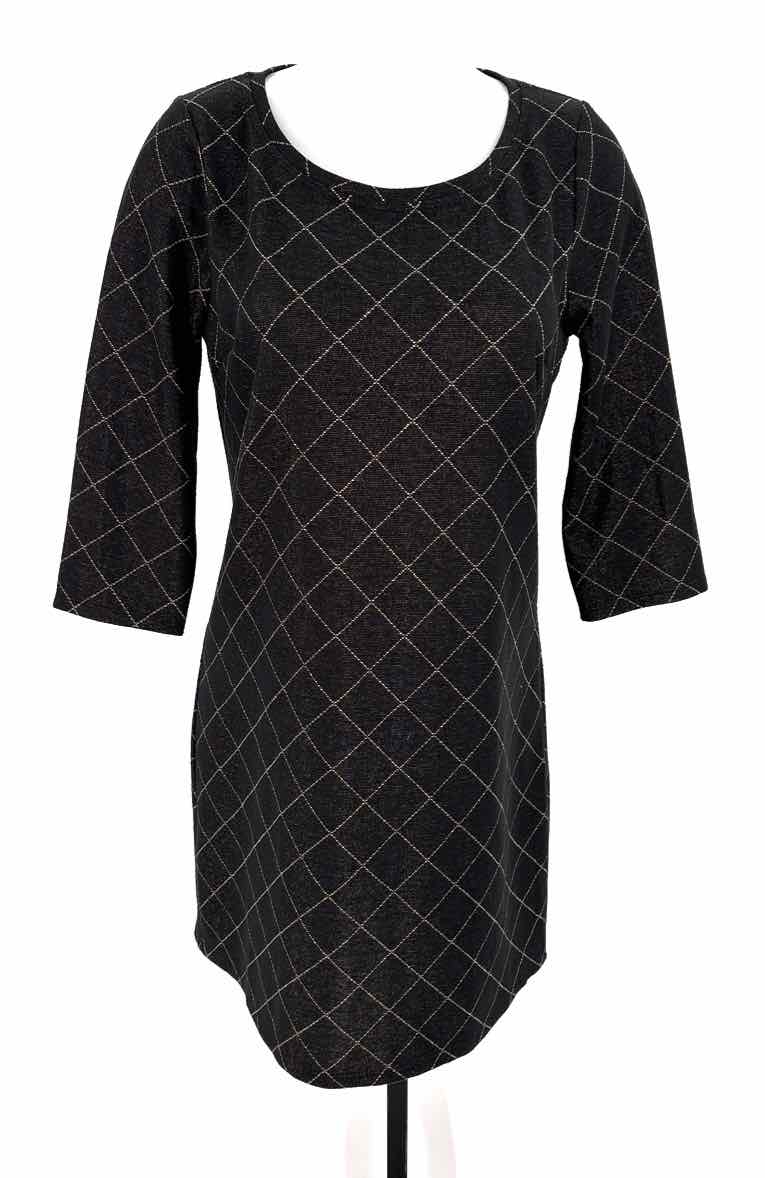 Size M SKIES ARE BLUE Black Dress