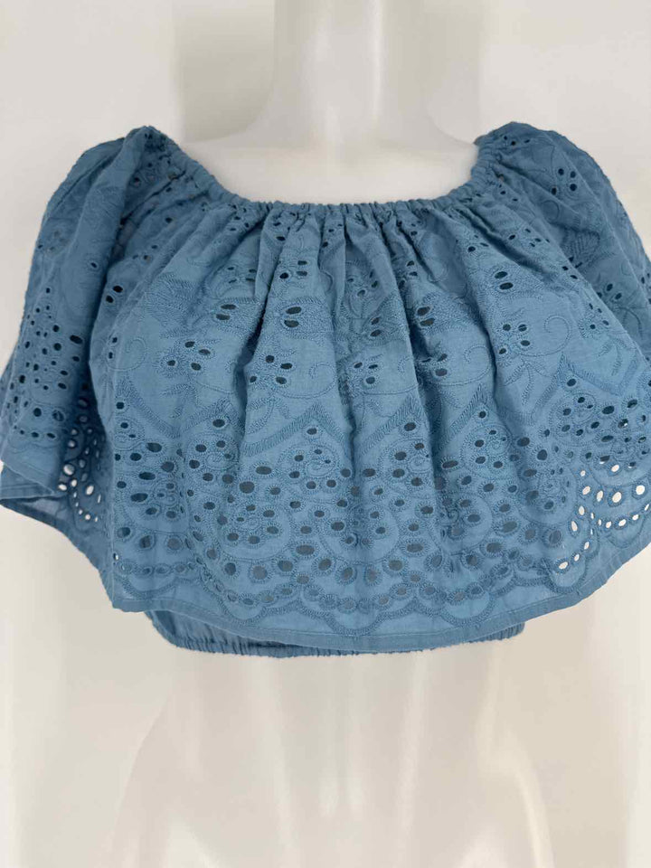 Size One Size Blue Shirt