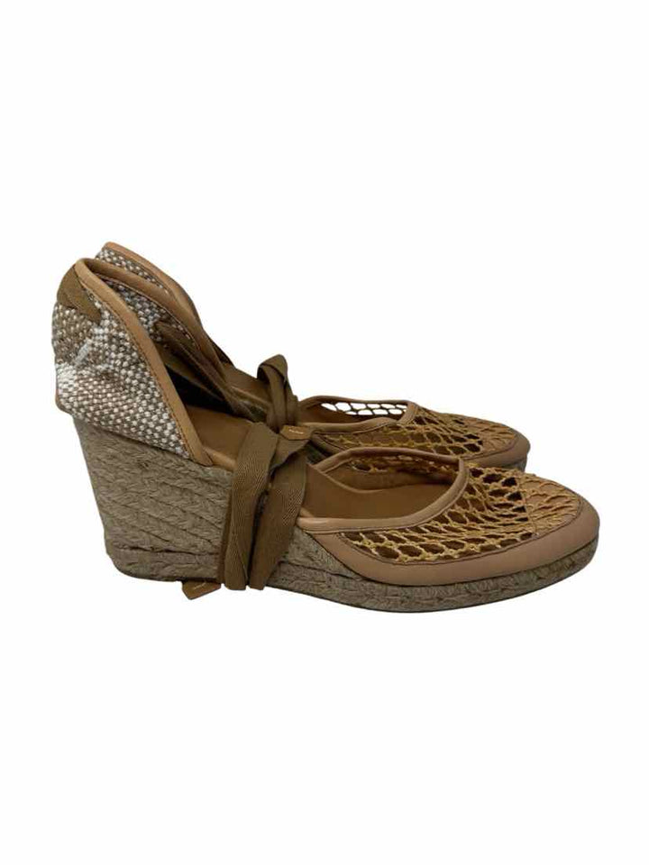 Shoe Size 41 CASTANEZ Tan Canvas Sandals