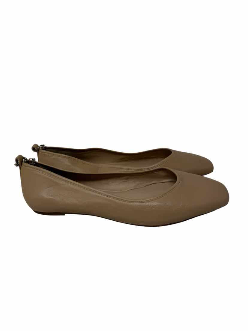 Shoe Size 10 Gianni Bini Tan Leather Flats