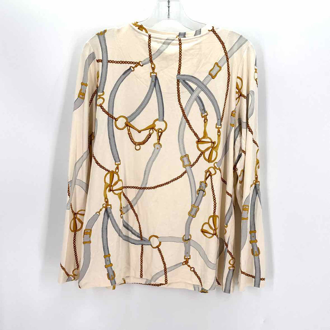 Size L Chico's Ivory Shirt