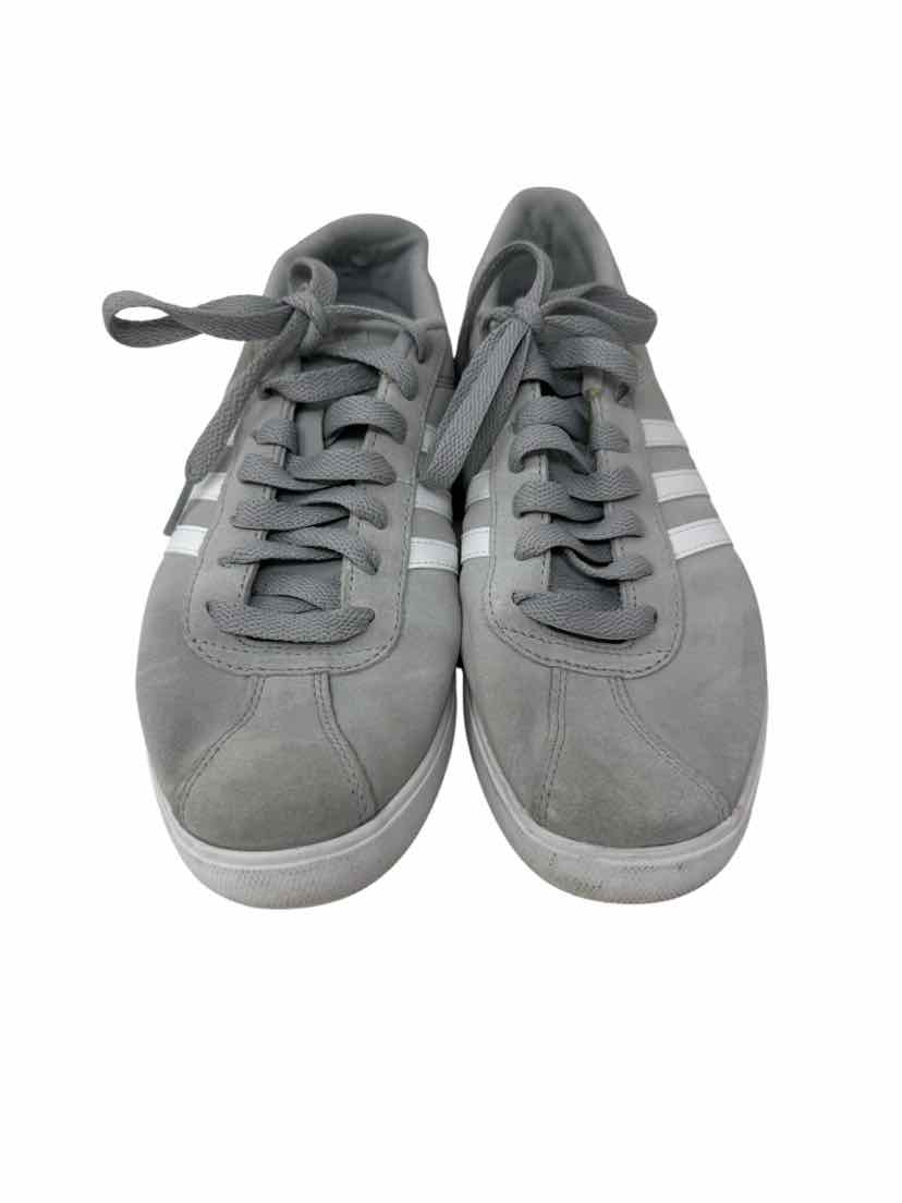 Shoe Size 9 Adidas Gray Suede Sneakers