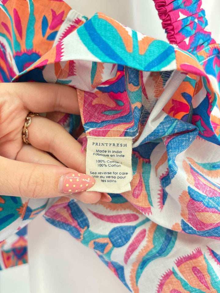 Size 3X Blue Print Shirt