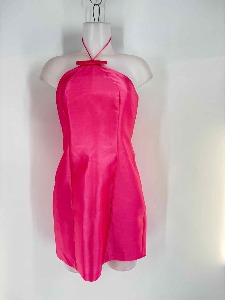 Size XS HUTCH Pink Sateen Dress