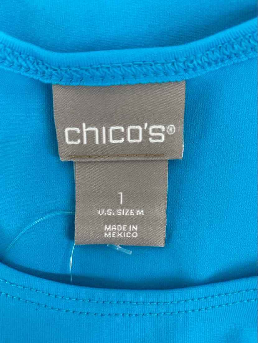 Size M Chico's Teal Shirt