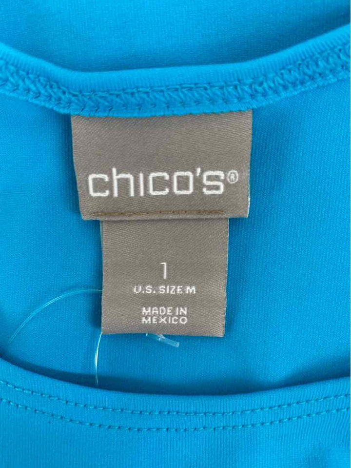 Size M Chico's Teal Shirt