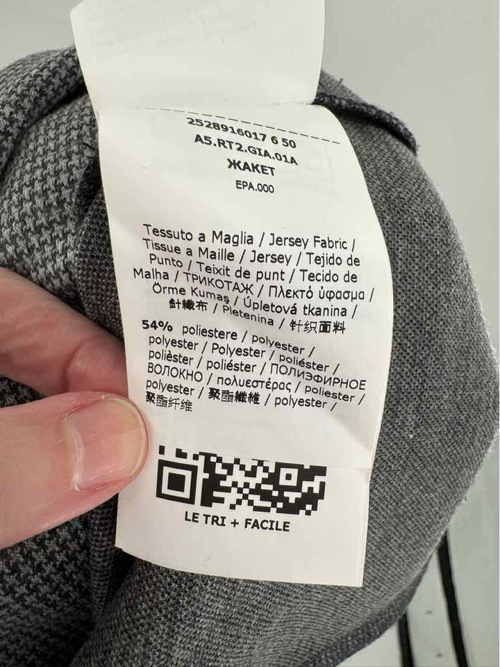 Size L MARINA RINALDI Gray Blazer