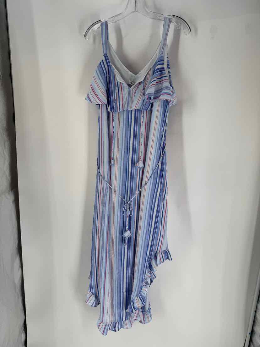 Size M TOMMY BAHAMA Blue Print Dress