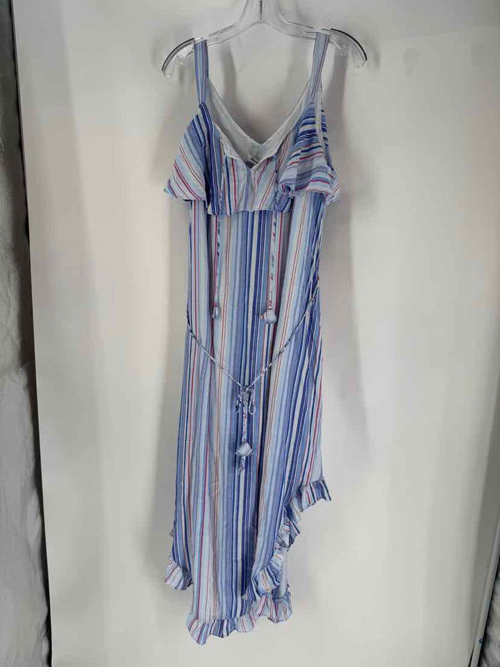 Size M TOMMY BAHAMA Blue Print Dress