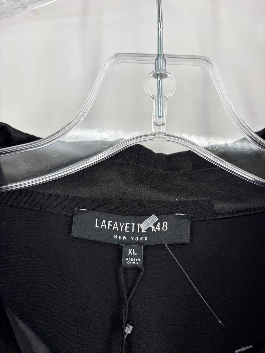 Size XL LAFAYETTE Black Velour Shirt