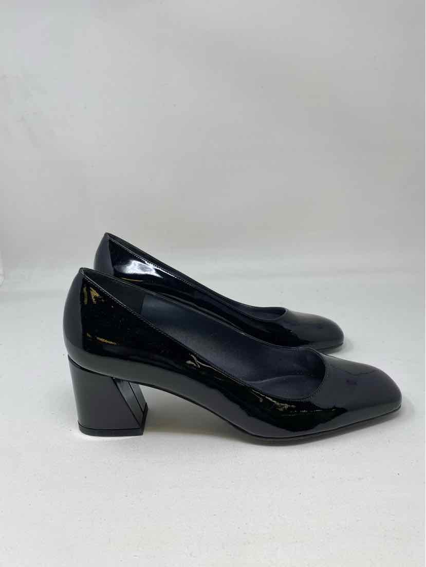 Shoe Size 9 Stuart Weitzman Black PATENT Pumps