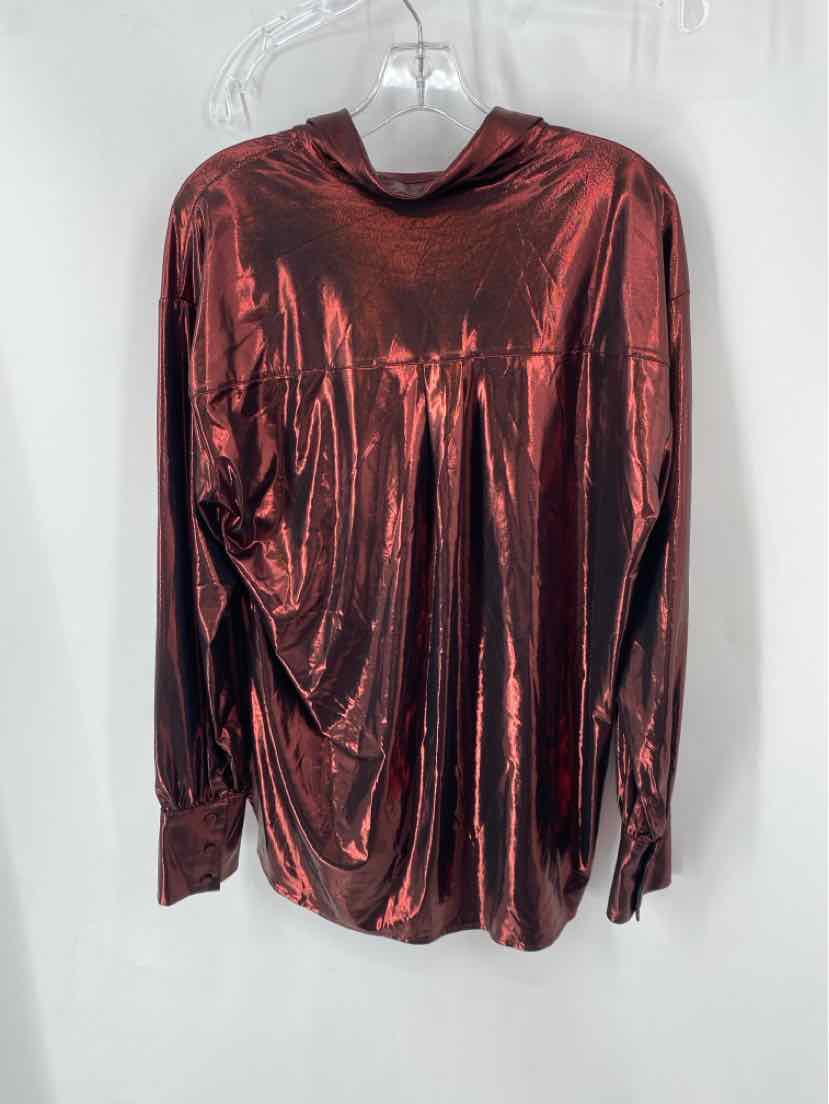 Size M Anthropologie Red Shirt
