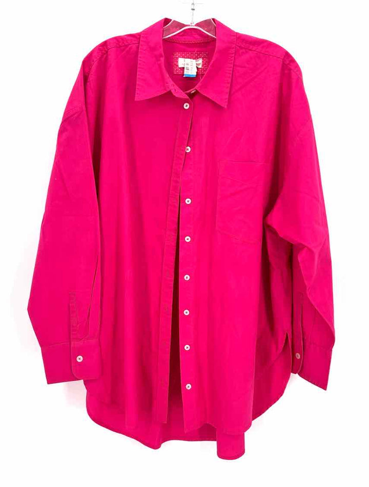 Size XL Anthropologie Fuschia Shirt