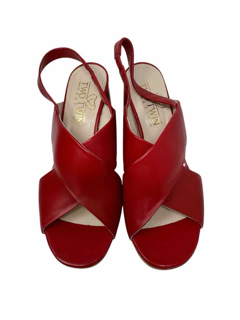 Shoe Size 39 Red Sandals