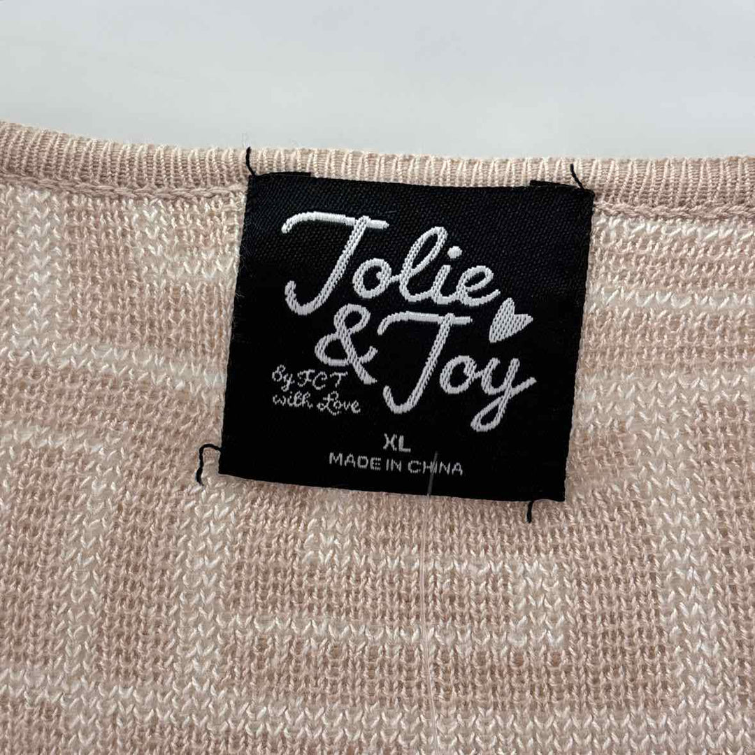 Size XL Tan Knit Sweater