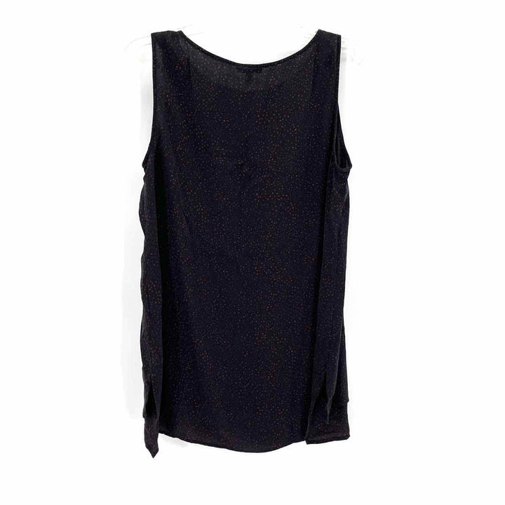 Size L Eileen Fisher Navy Silk Shirt