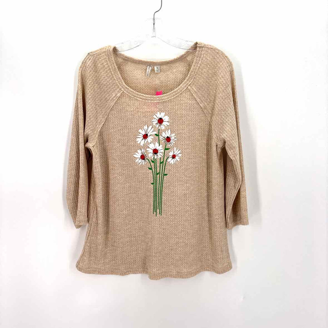 Size S CATO Oatmeal Thermal Shirt