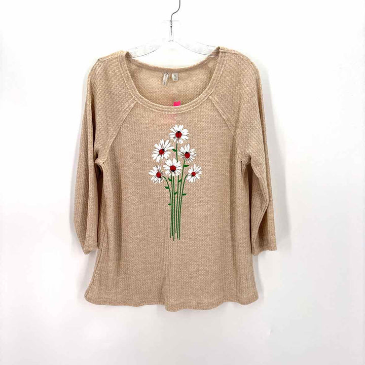 Size S CATO Oatmeal Thermal Shirt