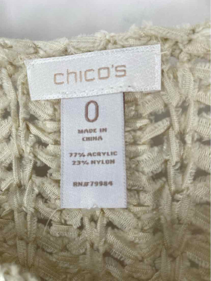 Size S Chico's Silver Sweater