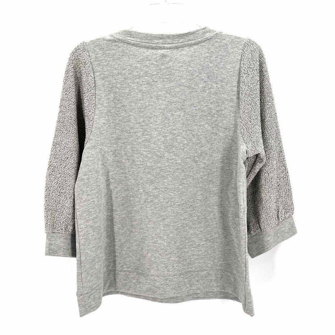 Size S J JILL Gray Cotton Sweater