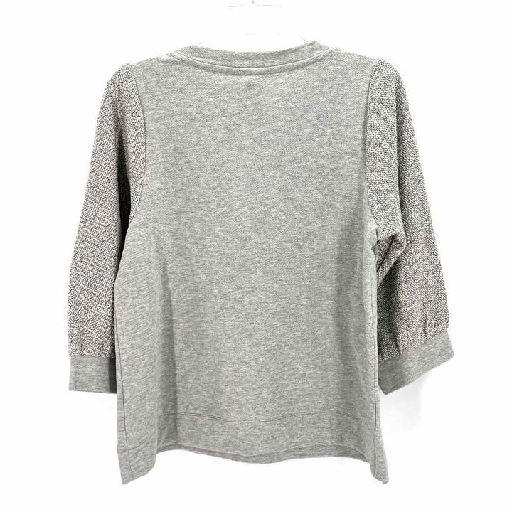 Size S J JILL Gray Cotton Sweater