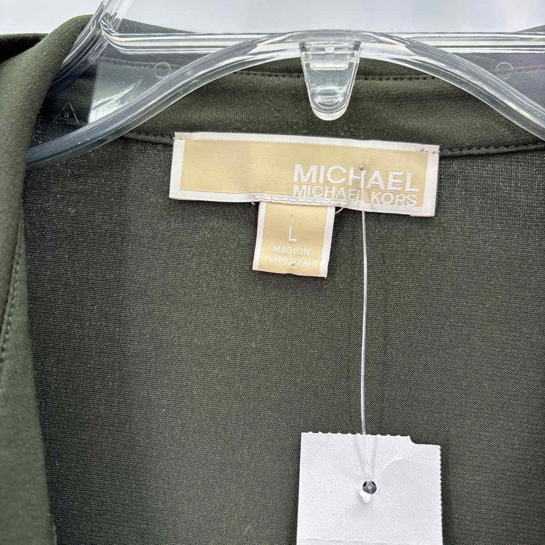 Size L Michael Kors Olive Dress