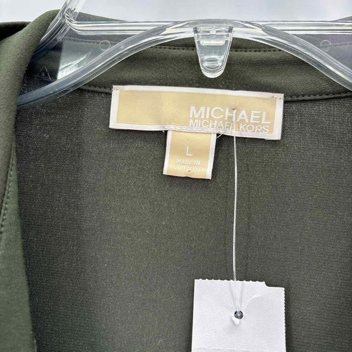 Size L Michael Kors Olive Dress