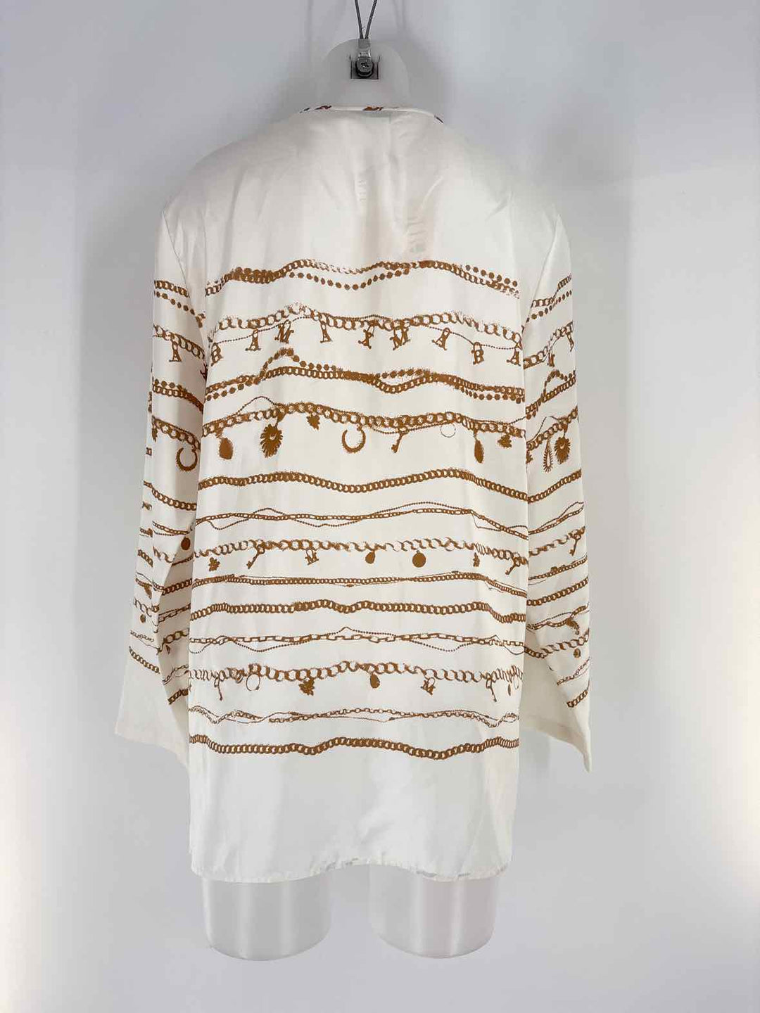 Size 16 MAX MARA White Print Shirt